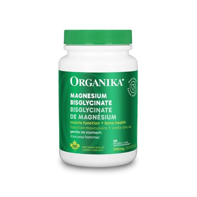 Organika Bisglycinate de magnésium 120 un