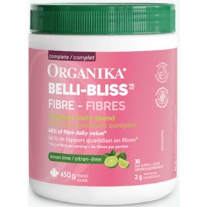 Organika Belli-Bliss™ Fibre Lemon Lime 450G