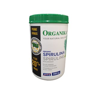 Organika Spiruline Biologique Format Boni Tau 360g