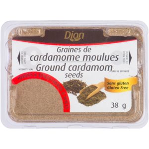 Dion Ground Cardamom Seeds Herbs & Spices 38 g 38G