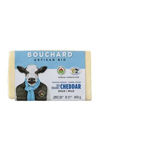 Bouchard Organic mild cheddar cheese 200 g