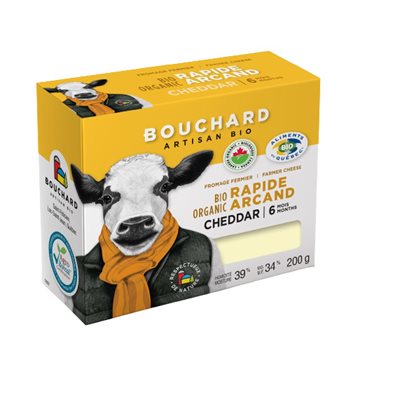 Bouchard Rapide Arcand - cheddar 6 mois Bio