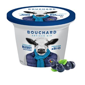 Bouchard Organic Wild Blueberry Yogurt 500 g