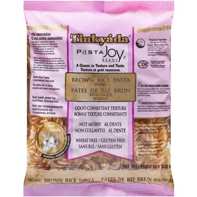 Tinkyada Organic Brown Rice Pasta Spirals 340g