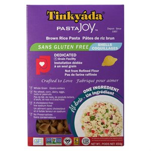Tinkyada Coquilles De Pâtes De Riz Brun Sans Gluten 454G