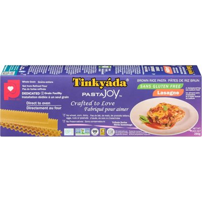 Tinkyada Lasagnes au riz brun sans gluten 280 g Tinkyada Lasagnes au riz brun sans gluten 280 g