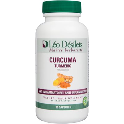 Léo Désilets Maître Herboriste Curcuma 90 Capsules