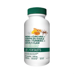 Leo Desilets Nem+Turmeric+Devil's Claw 1600mg 45un