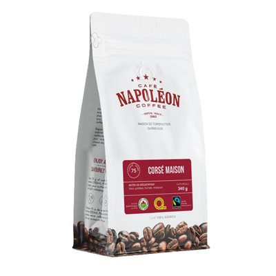 Caf Napolon Organic Dark Roast Ground Coffee 340g