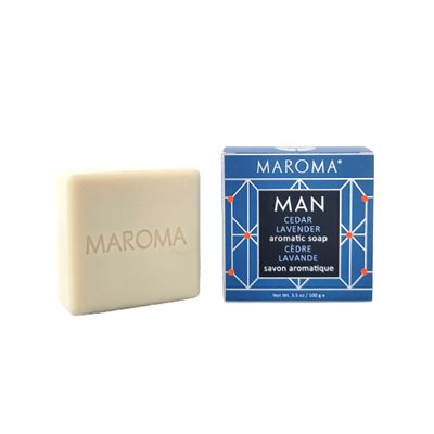 Maroma Man'S Bar Soap Cedar Lavender 100g