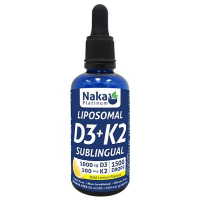 Naka Platinum Vitamine D3 Et K2 Liposomal