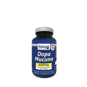 Naka Dopa Mucuna Platinum (Brain Booster) 400 Mg - 90 Caps