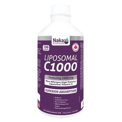 Naka Liposomal Vitamin C 1000mg 750ml