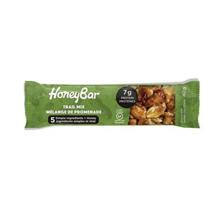 HoneyBar Barre Collation Mélange de Promenade 40 g