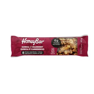 HoneyBar Snack Bar Quinoa & Cranberry 40 g 40g