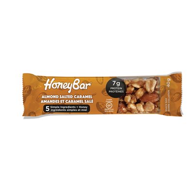 Honeybar Almond Salted Caramel bar 40g