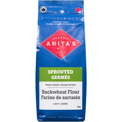 Anita's Organic Mill Buckwheat Flour Whole Grain Sprouted Light 1 kg 1 kg