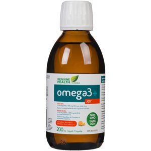 Genuine Health Omega3+ Joy Liquid Fish Oil , Orange, 2,156mg EPA, 314mg DHA 200mL