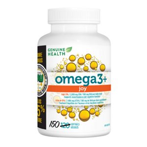 Genuine Health Omega3+ Joy Tau bonus format 120+30