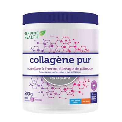 Genuine Health Collagène Bovin Pur Sans Saveur 500G