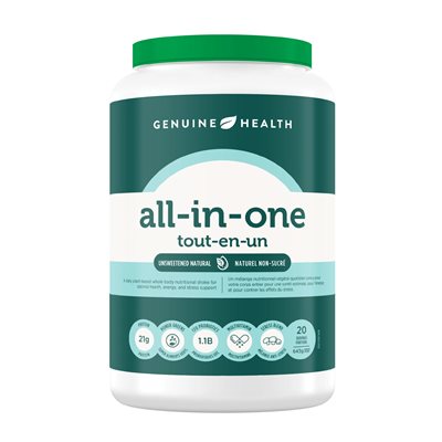 Genuine Health All in One Unsweetened natural 643g