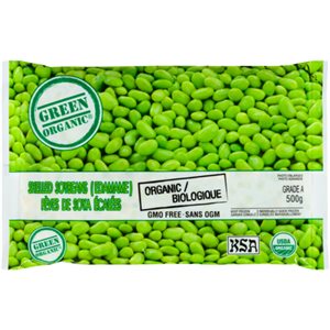 Green Organic Féves de Soya écalées Biologique 500 g