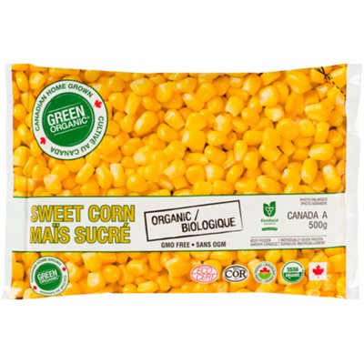 Green Organic Sweet Corn Organic 500 g 