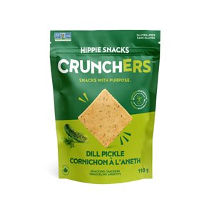 Hippie Snacks Crunchers Cornichons à l'aneth 110g