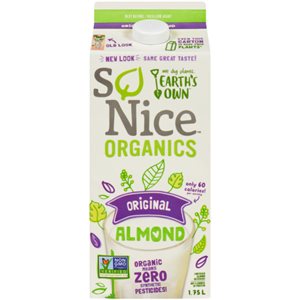 Earth's Own So Nice Organic Almond Drink Original 1.75l