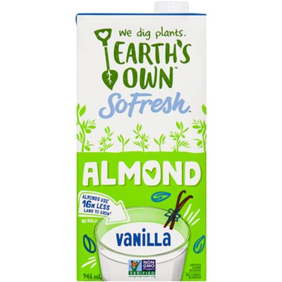 Earth's Own Vanilla Almond Milk 946ml