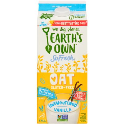 Earth's Own So Fresh Oat Drink Vanille Non Sucre