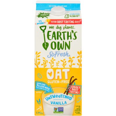 Earth's Own So Fresh Oat Drink Vanille Non Sucre 1.75L