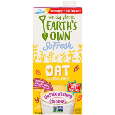 Earth's Own Original Unsweetened Oat Milk
