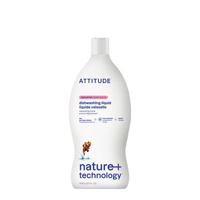 Attitude Dishwashing liquid unscented 700ml