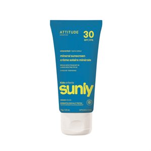 Attitude 100% Mineral Sunscreen – Fragrance-Free – 75 G