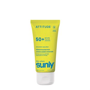 Attitude Mineral Sunscreen Cream – Fragrance-Free – Spf 50 – Children
