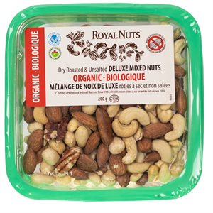 Royal Nuts Mélange De Noix De Luxe Crues Biologique 200g
