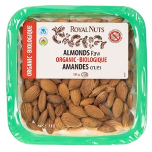 Royal Nuts Amandes Crues Biologique 185g