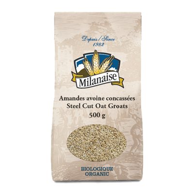 Milanaise Organic Steel Cut Oat Groats 500GR