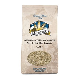 Milanaise Organic Steel Cut Oat Groats 500g