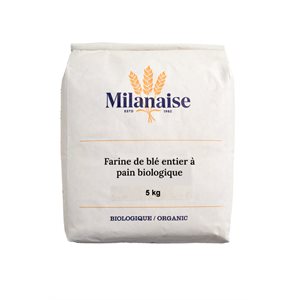 Milanaise Farine de blé entier biologique 5 kg