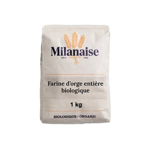 Milanaise Organic Whole Barley Flour 1 kg 