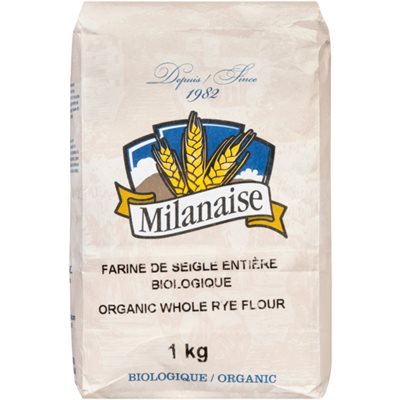 Milanaise Organic Whole Rye Flour 1 kg 1 kg