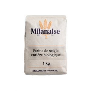 Milanaise Organic Whole Rye Flour 1 kg 