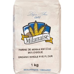 Milanaise Organic Whole Rye Flour 1 kg 1 kg