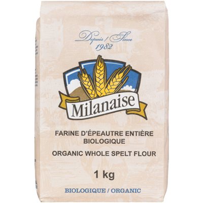 Milanaise Organic Whole Spelt Flour 1 kg 1 kg