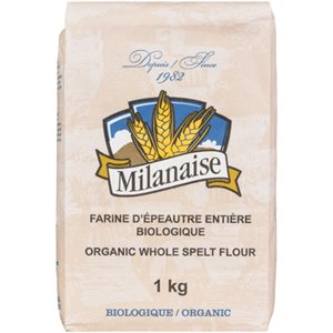 Milanaise Organic Whole Spelt Flour 1 kg 1 kg