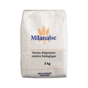 Milanaise Organic Whole Spelt Flour Organic 2 kg