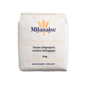 Milanaise Organic Whole Spelt Flour 5kg