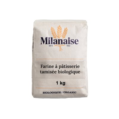 Milanaise Farine à Pâtisserie Tamisée Biologique 1 kg